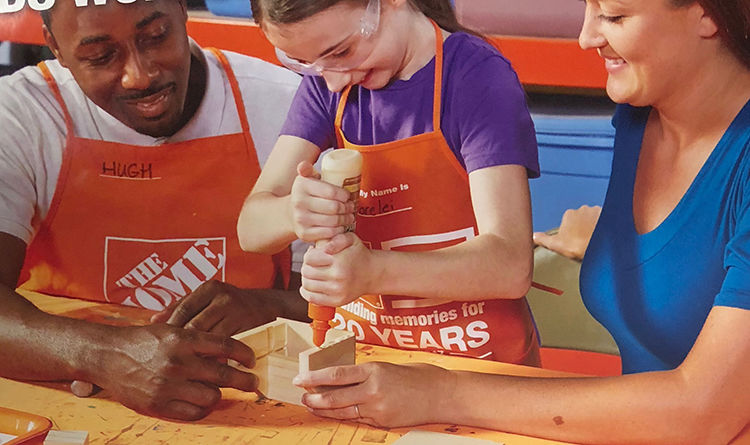 Home Depot monthy craft